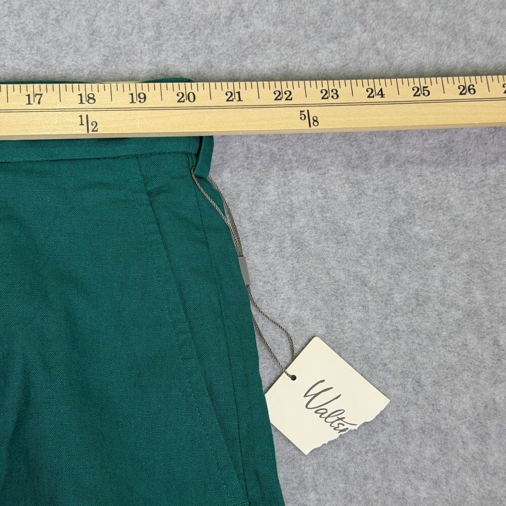 Walter Hagen 11 Linen Blend Golf Shorts Men's 40 Green 9" Flat Front NWT - Picture 6 of 12